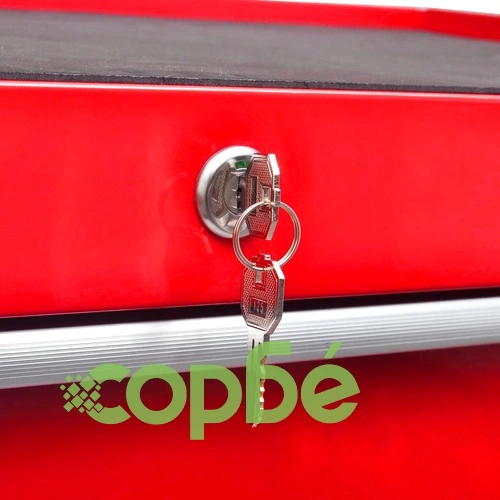 Количка за инструменти със 7 чекмеджета, червена ➤ топ цена ➤ sorbe.bg