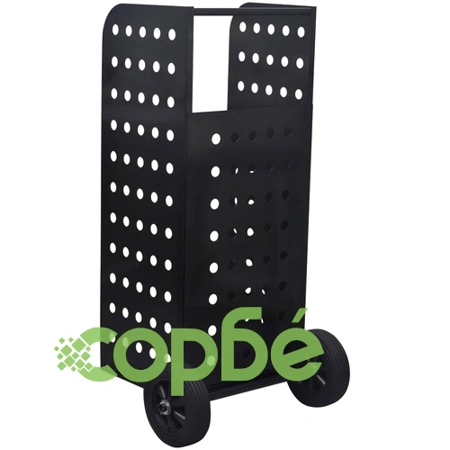 Количка за дърва за огрев с декорация на отвори ➤ топ цена ➤ sorbe.bg