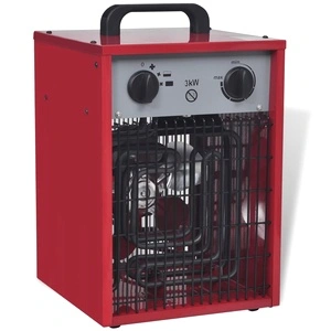 Преносим индустриален електрически калорифер 3 kW 150 м³/час 