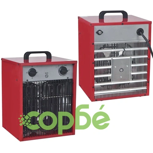 Преносим индустриален електрически калорифер 9 kW 300 м³/час  ➤ топ цена ➤ sorbe.bg