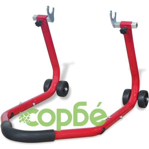 Задна стойка за мотоциклети, червена ➤ топ цена ➤ sorbe.bg