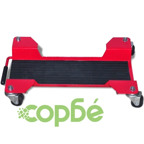 Платформа за мотоциклети с централна стойка, червена ➤ топ цена ➤ sorbe.bg