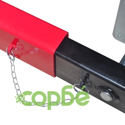 напречна крик греда за повдигане до 2 тона, червен цвят ➤ топ цена ➤ sorbe.bg