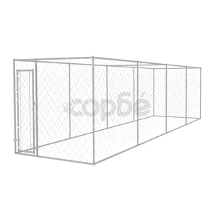 Дворна клетка за кучета, 8x2x2 м