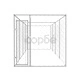 Дворна клетка за кучета, 8x2x2 м