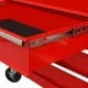 Стоманена количка за инструменти с 14 чекмеджета, XXL, червена