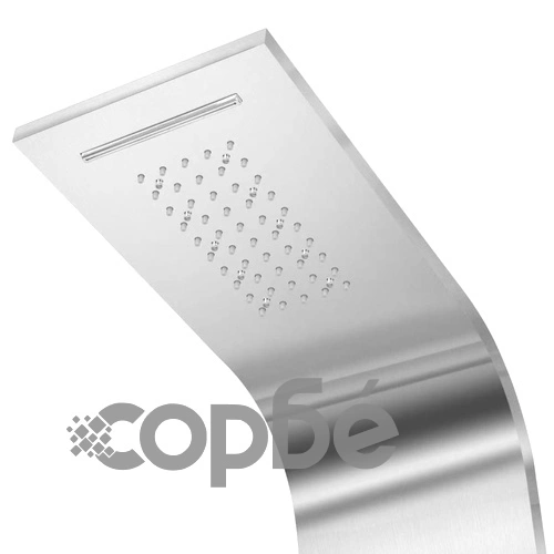 Система душ панел от неръждаема стомана, извита ➤ топ цена ➤ sorbe.bg