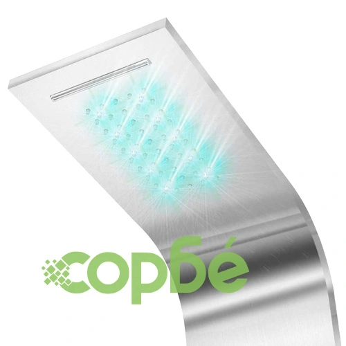 Система душ панел от неръждаема стомана, извита ➤ топ цена ➤ sorbe.bg