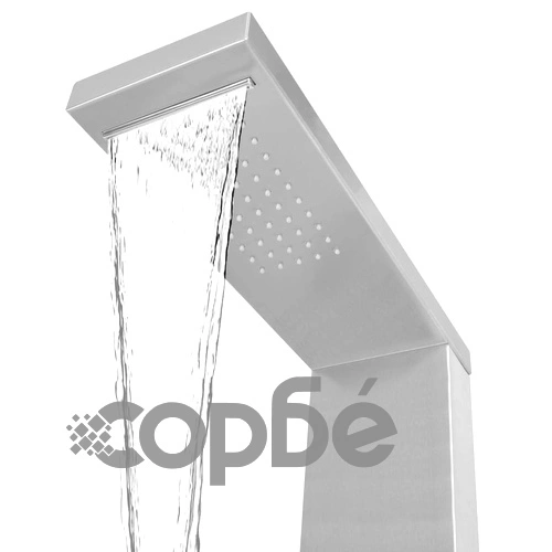 Система душ панел от неръждаема стомана, квадратна ➤ топ цена ➤ sorbe.bg