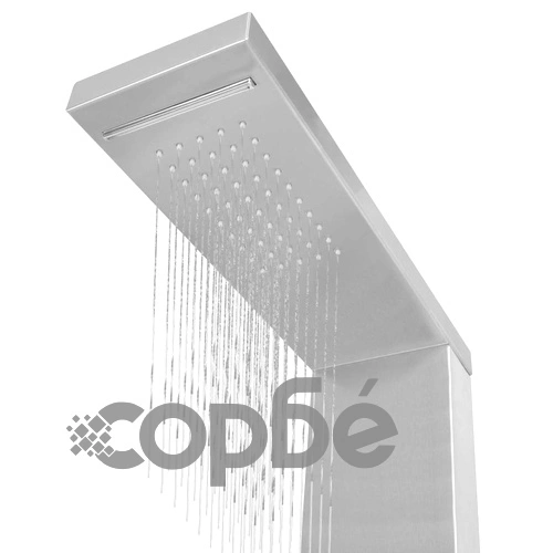 Система душ панел от неръждаема стомана, квадратна ➤ топ цена ➤ sorbe.bg