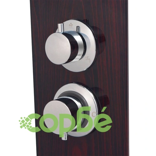 Система душ панел, кафяво стъкло ➤ топ цена ➤ sorbe.bg