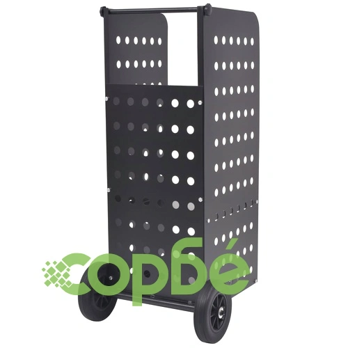 Количка за дърва за огрев с пластмасови гуми, 36x42x105 см ➤ топ цена ➤ sorbe.bg