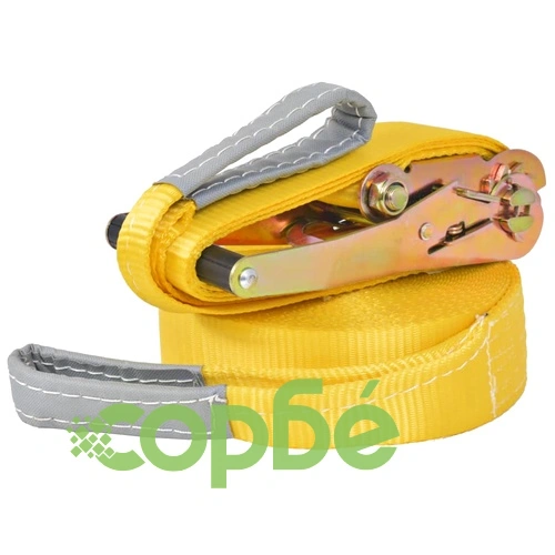 Слаклайн, 15 м х 50 мм, 150 кг, жълт ➤ топ цена ➤ sorbe.bg