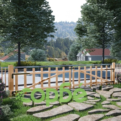 Двойна порта, лешник, 300x60 см ➤ топ цена ➤ sorbe.bg