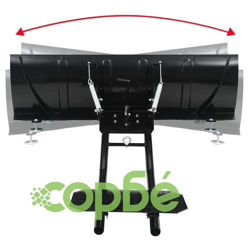 Гребло за сняг за ATV, 120x38 см, черно ➤ топ цена ➤ sorbe.bg