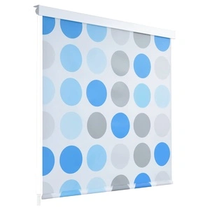 Ролетна щора за баня, 80x240 см, кръгове