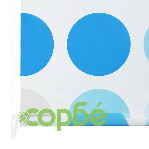 Ролетна щора за баня, 140x240 см, кръгове ➤ топ цена ➤ sorbe.bg