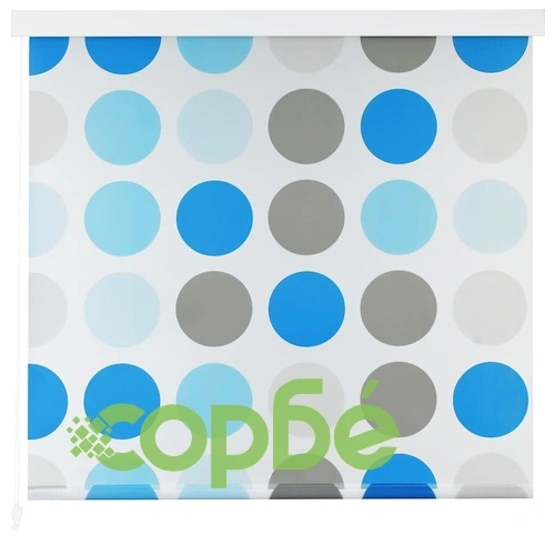 Ролетна щора за баня, 160x240 см, кръгове ➤ топ цена ➤ sorbe.bg