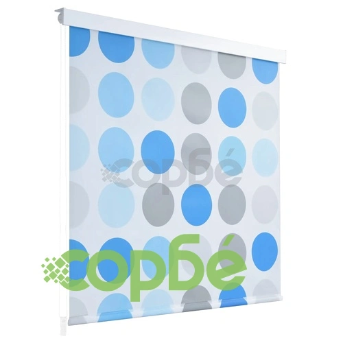 Ролетна щора за баня, 180x240 см, кръгове  ➤ топ цена ➤ sorbe.bg