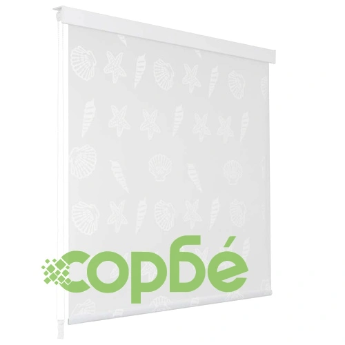 Ролетна щора за баня, 80x240 см, морски звезди ➤ топ цена ➤ sorbe.bg