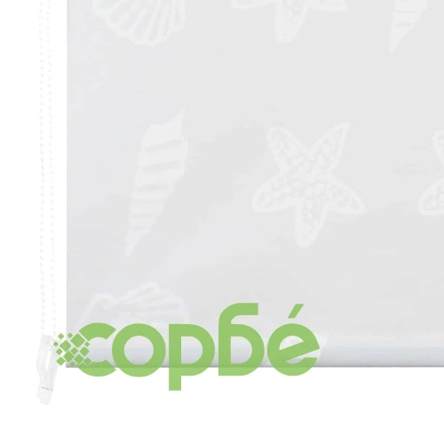 Ролетна щора за баня, 80x240 см, морски звезди ➤ топ цена ➤ sorbe.bg