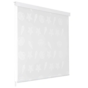 Ролетна щора за баня, 140x240 см, морски звезди