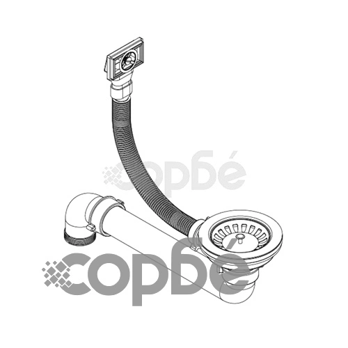 Гранитна кухненска мивка с едно корито, овална, черна  ➤ топ цена ➤ sorbe.bg