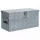 Алуминиева кутия, 61,5x26,5x30 см, сребриста