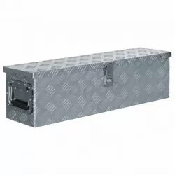 Алуминиева кутия, 80,5x22x22 см, сребриста
