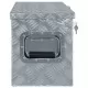 Алуминиева кутия, 80,5x22x22 см, сребриста
