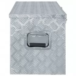 Алуминиева кутия, 110,5x38,5x40 см, сребриста