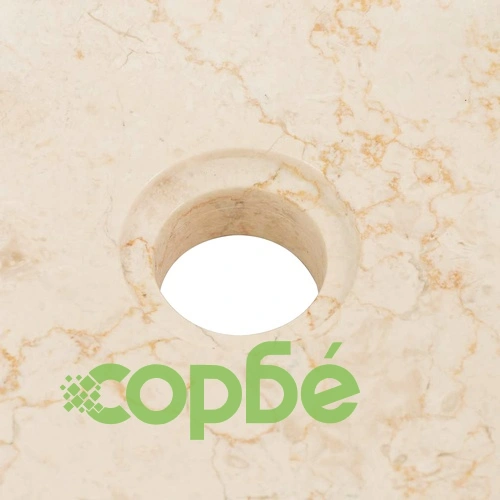 Мивка, 40x12 см, мрамор, кремава ➤ топ цена ➤ sorbe.bg