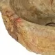 Мивка, 45x35x15 см, фосил камък, кремава