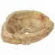 Мивка, 45x35x15 см, фосил камък, кремава