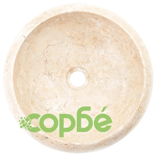 Мивка, 40x12 см, мрамор, кремава ➤ топ цена ➤ sorbe.bg