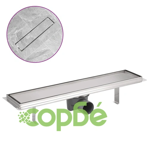 Линеен душ канал, 530x140 мм, неръждаема стомана ➤ топ цена ➤ sorbe.bg