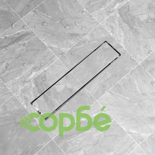 Линеен душ канал, 530x140 мм, неръждаема стомана ➤ топ цена ➤ sorbe.bg