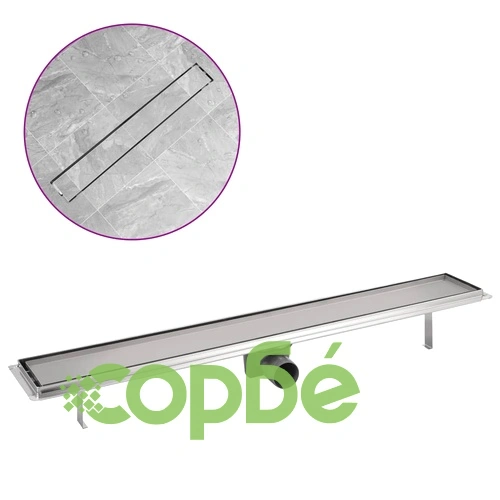 Линеен душ канал, 830x140 мм, от неръждаема стомана ➤ топ цена ➤ sorbe.bg