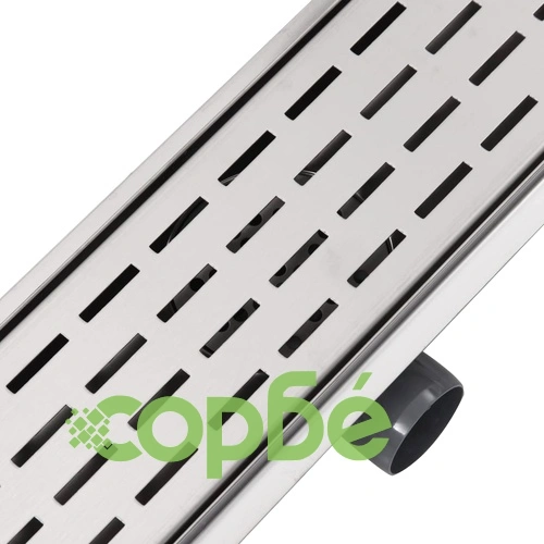 Линеен душ канал, дизайн линии, 830x140мм, неръждаема стомана ➤ топ цена ➤ sorbe.bg