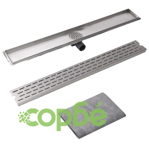 Линеен сифон, линии, 930x140 мм, неръждаема стомана ➤ топ цена ➤ sorbe.bg