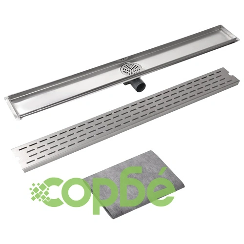 Линеен сифон, линии, 1030x140 мм, неръждаема стомана ➤ топ цена ➤ sorbe.bg