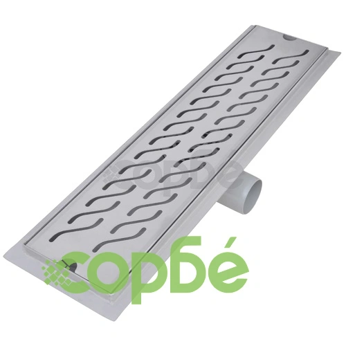 Линеен сифон, вълни, 530x140 мм, неръждаема стомана ➤ топ цена ➤ sorbe.bg