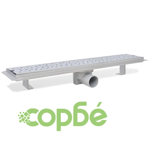 Линеен сифон, балончета, 630x140 мм, неръждаема стомана ➤ топ цена ➤ sorbe.bg