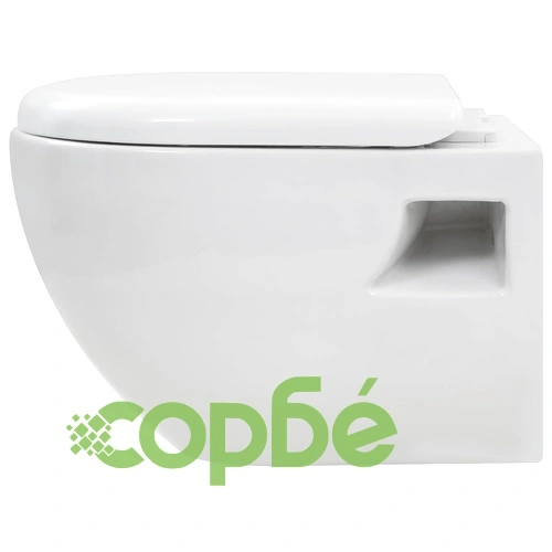 Окачена тоалетна чиния,  керамична, бяла ➤ топ цена ➤ sorbe.bg