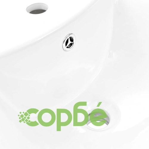 Свободностояща мивка с пиедестал керамична бяла 580x470x200 мм ➤ топ цена ➤ sorbe.bg