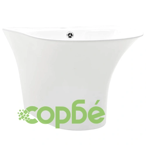 Керамична мивка за стенен монтаж, бяла, 470x450x370 мм ➤ топ цена ➤ sorbe.bg