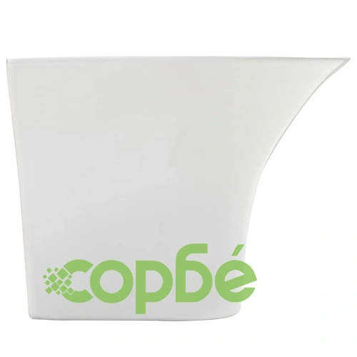 Керамична мивка за стенен монтаж, бяла, 470x450x370 мм ➤ топ цена ➤ sorbe.bg