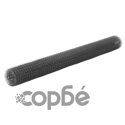 Кокошкарска мрежа, с PVC покритие, 25x1,5 м, сива ➤ топ цена ➤ sorbe.bg