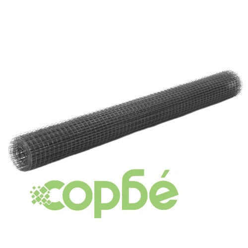 Кокошкарска мрежа, с PVC покритие, 25x1,5 м, сива ➤ топ цена ➤ sorbe.bg