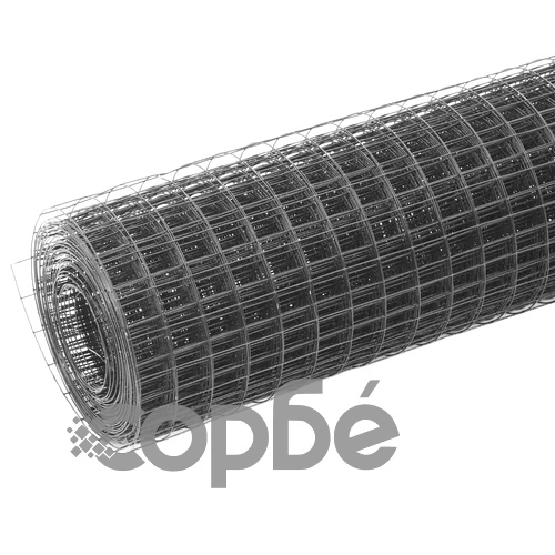 Кокошкарска мрежа, с PVC покритие, 25x1,5 м, сива ➤ топ цена ➤ sorbe.bg